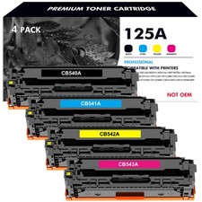 4Pk Generic CB540A CB541A CB542A CB543 Toner For HP Color Laserjet CM1312 CP1215 picture