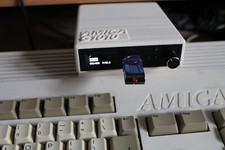 Amiga A600/A1200 GOTEK 3D Printed Top mounted G1010 /FF OLed 0.96 16gb USB BLACK picture