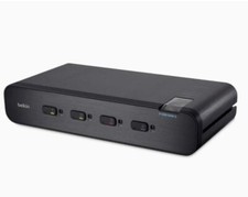 Belkin Advanced Secure F1DN104W-3 4-Port DisplayPort Dual Audio KVM Switch picture