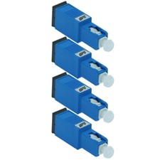 4x 5dB SC UPC Connector Fiber Optic Optical Attenuator Single Mode Plastic Blue picture