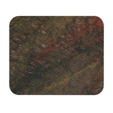 Earthy Marble Texture Mouse Pad | Brown Green Stone Rectangle picture