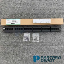 New For Panduit NKFPL24Y NetKey 24-Port 1U Modular Keystone Patch Panel picture