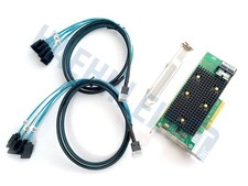 Broadcom LSI 9400-8i SATA SAS Host Bus Adapter HBA 12G P24 IT-Mode + 2 cables picture