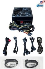 SHARK 1200W Mod Gamer PC PSU for AMD Ryzen Motherboard 4x PCIe GeForce GTX/RTX picture