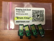 4 x Imaging Unit Drum Chip Refill for Xerox Phaser 6600, WorkCentre 6605 picture