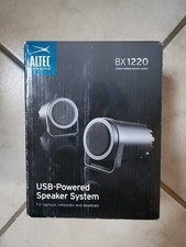 Altec Lansing BX1220 USB Powered Desktop Laptop Speaker System USB Black New picture