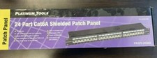 Platinum Tools 675-24C6AS 24 Port Cat6A Shielded Patch Panel picture
