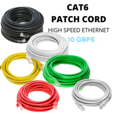 CAT6 Ethernet Patch Cord RJ45 UTP LAN Network  Internet Cable 1.5FT - 200FT LOT picture