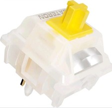 GATERON - Pro V3 Milky Yellow Linear Pre-Lubricated 5-Pin Keyboard Switches for picture