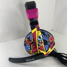 DISNEY LILO & STITCH Over-Ear Headset & Fold Down Microphone Boom Wired picture