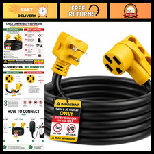10ft EV Charger Adapter Cord NEMA 6-20P to 14-50R, 16A Max, 220V, Fast Charging picture