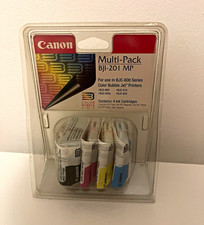 Canon BJI-201 MP 4-Pack Inkjet Cartridges BK/C/M/Y for BJC-600/610/620 picture