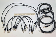 Lot of 11 Molex Cisco BladeStack Stacking Cables 74577-0050 0051 0053 Mixed picture