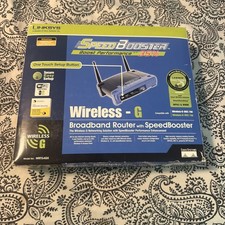 Linksys Speed Booster Wireless-G Broadband Router - Used, CIB, Tested picture