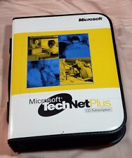 Microsoft Technet Plus CD Subscription Binder 58 new discs- 1999-2000 MINT COND picture
