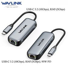 5Gbps USB-C Ethernet Adapter 95W Charging Driver-Free Multi-OS Aluminum picture