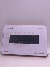 ProtoArc XK01 Foldable Full-Size Wireless Bluetooth Keyboard Black QWERTY picture