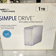 SimpleTech SimpleDrive 1TB External Hard Drive with Fabrik Ultimate Backup picture