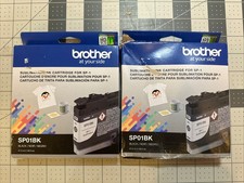 (2)Genuine Brother SP01BK Sublimation Ink Cartridge for SP-1 Black Exp 9&11 2025 picture