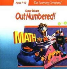 Super Solvers Outnumbered PC MAC CD kids learn solve math problems numbers game picture