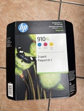 HP 910XL Color High Yield Ink Cartridges 3YM86BN Exp 2026+ picture