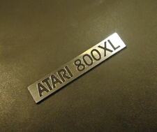 Atari 800 XL Label / Logo / Sticker / Badge brushed aluminum 48 x 9 mm [287b] picture