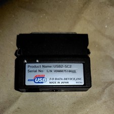 I-O DATA USB2-SC2 USB 2.0/1.1 to SCSI Converter Adapter Tested/Working picture