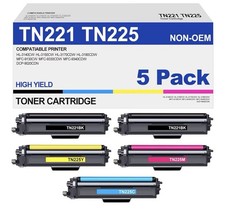Printer Cartridge  TN225 TN221 (5pk) picture