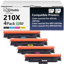 W2100A 210A W2100X 210X Toner With Chip For HP 4201dn 4201dw MFP 4301fdn 4301fdw picture