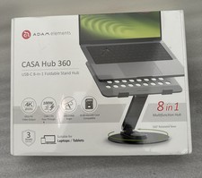 ADAM elements CASA Hub 360, 8 In 1 USB-C Stand/Docking Station For Laptop. picture
