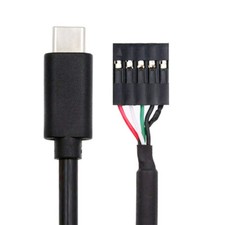 CY USB 2.0 9pin 10pin Header to Type-C USB-C Adapter Cable 50cm for Mini Monitor picture