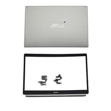 Silver Back Cover+Bezel Hinges For Acer Aspire A515-54G A515-55 A515-54 Top Case picture