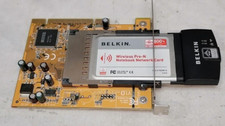 Belkin F5D8010 Wireless Pre-N Notebook Network Card + Netgear MA521 picture
