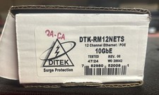 Ditek DTK-RM12NETS NET Series 12 channel Rack Mount PoE Surge Protector picture