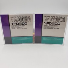 2Yamaha YFD2DD Micro Floppy Disk Double Sided Double Density Double track (USED) picture