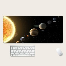 Astronomy Theme Solar System Oversize Mouse Pad Keyboard Mat Desk Mousepad picture