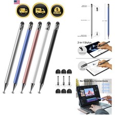 Touch Screen Stylus Pen 5 Pack High Precision Compatible with iPad Android picture