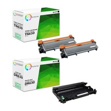 3Pk TCT Compatible TN630 & DR630 For Brother HL-L2340dw Compatible Toner & Drum picture