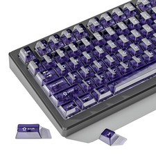 dagaladoo Purple Clear Keyboard keycaps,Transparent keycaps 60 75 100 picture