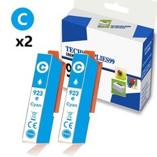 2PK Cyan Compatible HP 923e Ink Cartridge 923 XL for Office Jet Pro 8122e 8123 picture