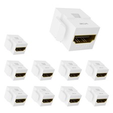4K HDMI Keystone Jack, HDMI Female to Female Adapter HDMI Coupler Snap-in for... picture