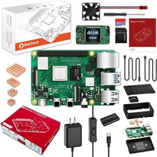 Comprehensive Raspberry Pi 4 Starter Kit with Advanced Cooling & Power Supply picture