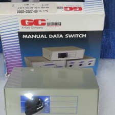 GC Electronics 45-2002 Manual DB25 Female Ports A/B/C Data Switch Bidirectional picture