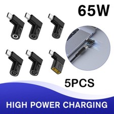 5 x Laptop Charger Converter TO USB Type C PD Power Charging Cable Adapter -NEW picture