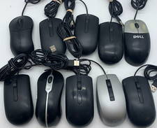 Mixed Lot of 10 Dell USB Optical Mouse w/ Scroll Wheel  picture