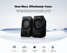 Bluedee Computer Speakers 10W Dual 2.0 Stereo Driver Channel Plug & Play for PC picture