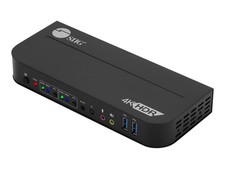 SIIG 2x1 HDMI 4K HDR KVM USB 3.0 Switch with Remote Control (ce-kv0e11-s1) picture