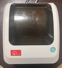 Arkscan 2054A Thermal Label Printer USB with AC Adapter and a roll of labels picture