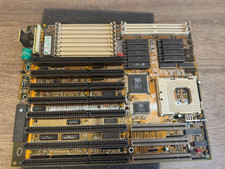 Vintage 486 Socket 3 ISA VLB Motherboard w/ 8 SIMM Slots – SiS Chipset picture