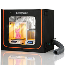 Large Resin 3D Printer Enclosure with Ventilation System & LED Light, Vented 3D  picture
